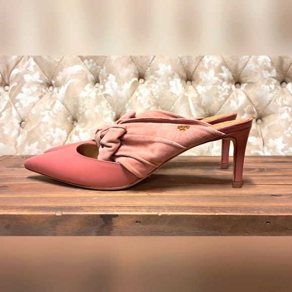 Tory Burch Elenoar Mules 3" Size 8 - Picture 4 of 8